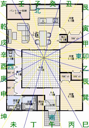 面中庭風水